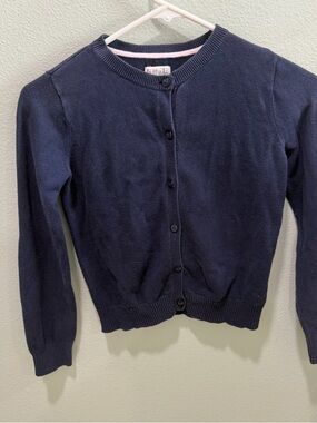 The Children's Place Navy Button-Front Cardigan